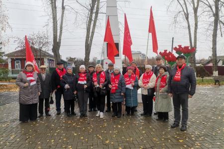В Рязанской области отметили 108-ю годовщину Великого Октября по всему региону