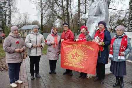 В Рязанской области отметили 108-ю годовщину Великого Октября по всему региону