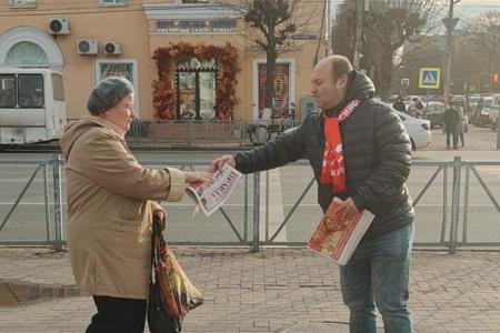 В Рязанской области отметили 108-ю годовщину Великого Октября по всему региону