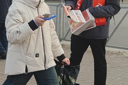 Рязань. В рамках Народного референдума состоялась серия красных пикетов