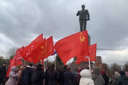 В Калининграде прошел митинг, посвященный 150-летию Михаила Ивановича Калинина
