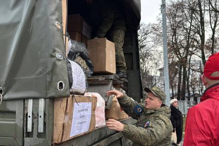 Ульяновские коммунисты в 108-ю годовщину Великого Октября направили гуманитарный конвой в поддержку Защитников Родины
