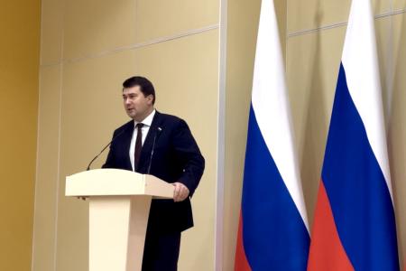 Олег Лебедев передал слова приветствия от лидера КПРФ Г.А. Зюганова участникам Всероссийской научно-практической конференции в Вологде