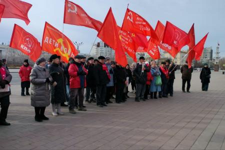 Коммунисты Забайкалья: «Слава Великому Октябрю!»