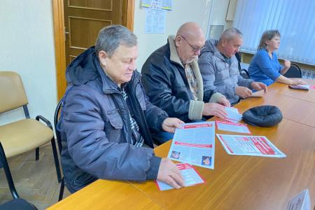 Курская область. Н.Н. Иванов проводит встречи с партийным активом и населения в районах области