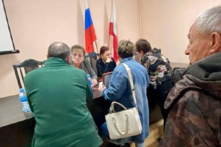 Ольга Алимова совместно с депутатом Саратовской областной Думы от КПРФ Ольгой Лубковой посетили Перелюбский район