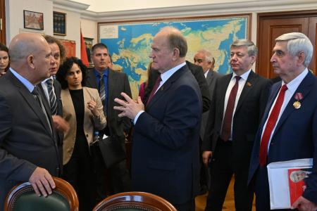 Г.А. Зюганов встретился в Москве с кубинской делегацией