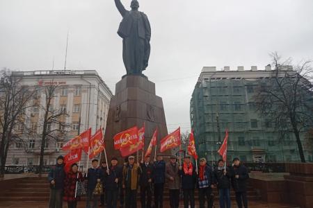 В Рязанской области отметили 108-ю годовщину Великого Октября по всему региону