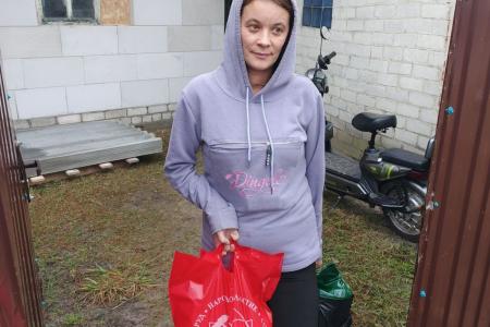 Гуманитарная помощь от КПРФ брянскому приграничью продолжается: поселок Белая Берёзка
