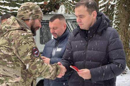 Делегация ЦК КПРФ во главе с Юрием Афониным встретилась с бойцами легендарной штурмовой бригады «Ветераны»