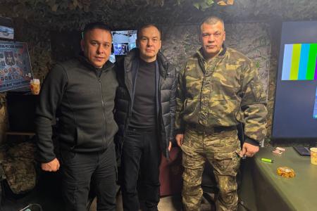 Делегация ЦК КПРФ во главе с Юрием Афониным встретилась с бойцами легендарной штурмовой бригады «Ветераны»