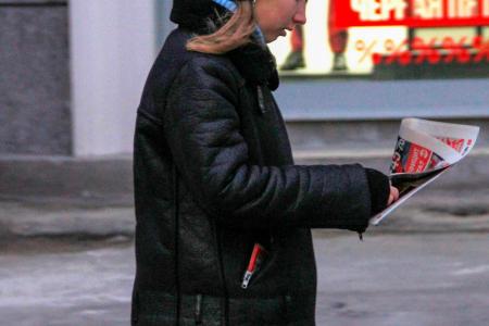 Коммунисты и комсомольцы Челябинска провели акцию "Красные в городе"