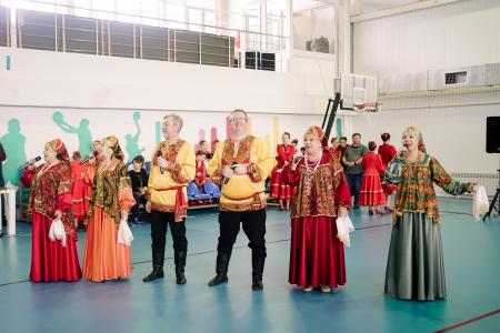 Сергей Гаврилов пожелал участникам «Улётной зарядки» в воронежском Нижнедевицке достижений в спорте и труде
