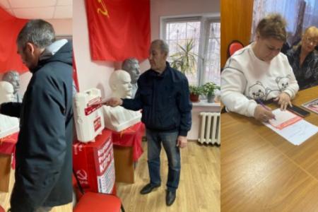 Саратовская область. Продолжается акция «Бюллетень по Народному референдуму КПРФ — в каждый дом!»