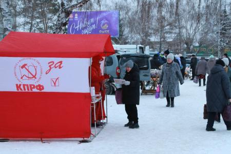Омск. Площадки "Правды" начали работу