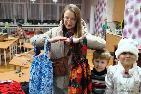 Луганское отделение женского движения Надежда России с благодарностью коллегам из ВЖС за помощь детям