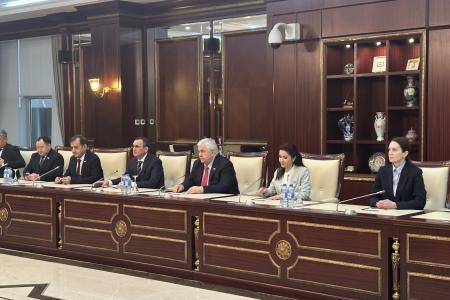 Казбек Тайсаев прибыл с рабочим визитом в Баку
