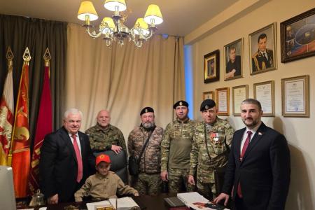 К.К. Тайсаев и А.М. Гибатдинов встретились с детьми участников специальной военной операции