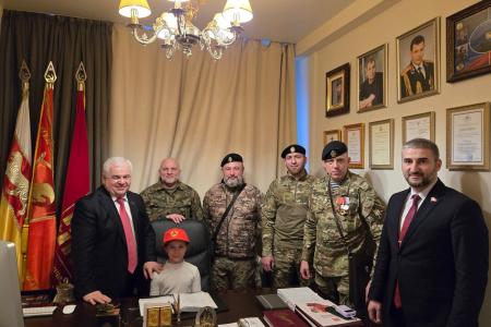 К.К. Тайсаев и А.М. Гибатдинов встретились с детьми участников специальной военной операции
