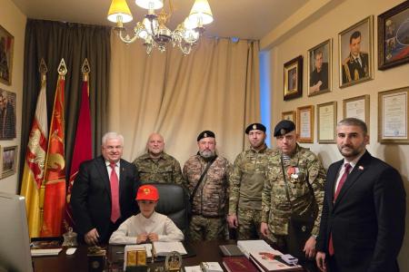К.К. Тайсаев и А.М. Гибатдинов встретились с детьми участников специальной военной операции