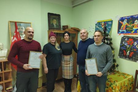 Мария Прусакова поздравила с Новым годом создателей патриотического видеоролика из села Мамонтово