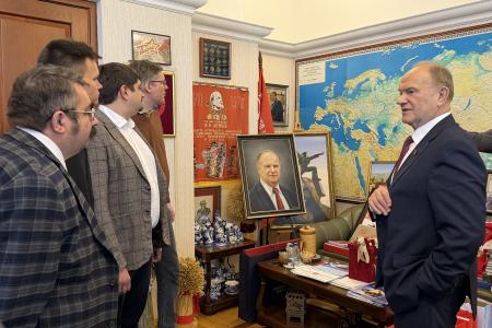 Г.А. Зюганов поздравил шахматистов спортклуба КПРФ с яркими победами в уходящем 2025 году