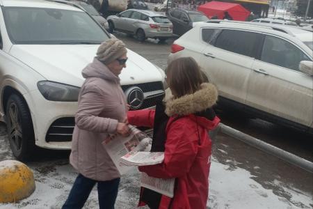 Красные в городе. В Пензе продолжается масштабная кампания по проведению Народного референдума КПРФ