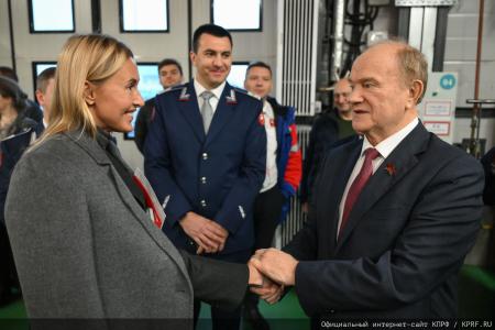 Г.А. Зюганов принял участие в открытии тематического поезда, посвященного Орловской области