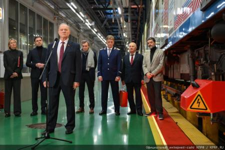 Г.А. Зюганов принял участие в открытии тематического поезда, посвященного Орловской области