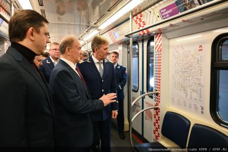 Г.А. Зюганов принял участие в открытии тематического поезда, посвященного Орловской области