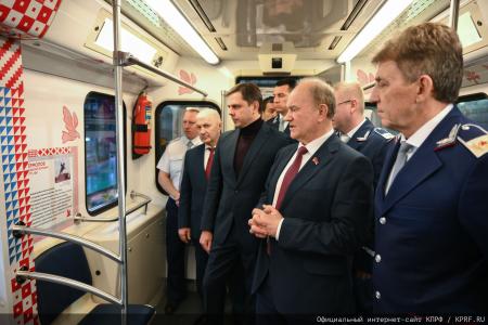 Г.А. Зюганов принял участие в открытии тематического поезда, посвященного Орловской области