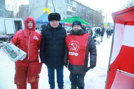 Омск встречает Правду