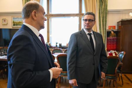 Состоялась встреча Председателя КПРФ Г.А. Зюганова с губернатором Вологодской области Г.Ю. Филимоновым