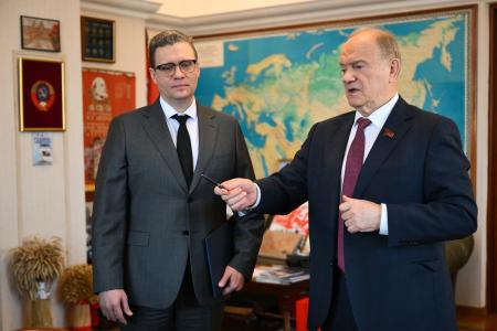 Состоялась встреча Председателя КПРФ Г.А. Зюганова с губернатором Вологодской области Г.Ю. Филимоновым
