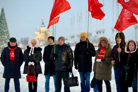 Нижегородские коммунисты почтили память Владимира Ильича Ленина
