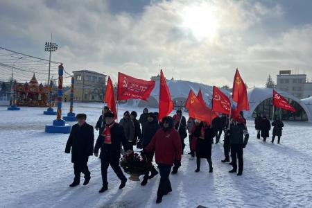 Акция памяти прошла на площади В.И. Ленина в Ставрополе