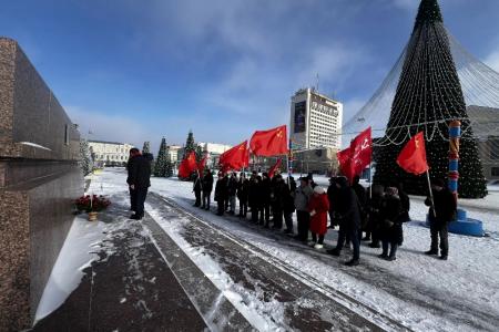 Акция памяти прошла на площади В.И. Ленина в Ставрополе