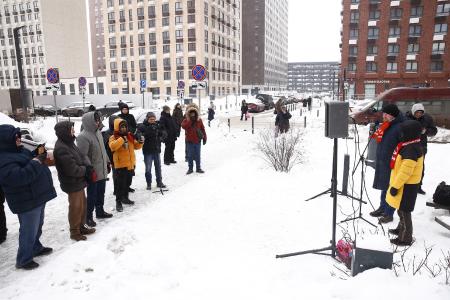 Москва. Жители района Текстильщики говорят “нет” барьерам