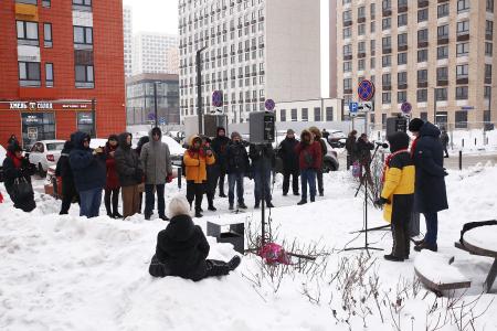 Москва. Жители района Текстильщики говорят “нет” барьерам