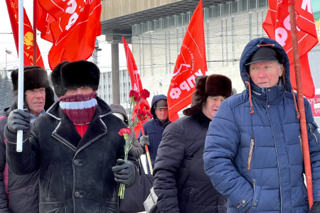 Жители Томской области отдали дань памяти В.И.Ленину