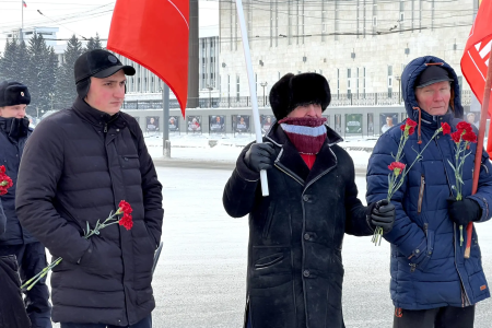 Жители Томской области отдали дань памяти В.И.Ленину