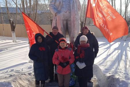 Коммунисты Бурятии почтили память В.И.Ленина