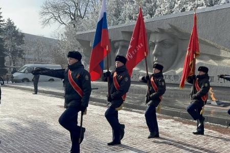 Ставрополь. У мемориала «Огонь Вечной Славы» прошло городское торжественное мероприятие, в котором приняли участие местные коммунисты