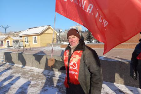 Коммунисты Забайкалья почтили память Владимира Ленина