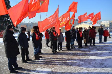 Коммунисты Забайкалья почтили память Владимира Ленина