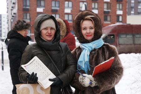 Москва. Жители района Текстильщики говорят “нет” барьерам
