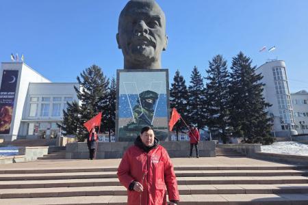 Коммунисты Бурятии отметили 108-ю годовщину «Несокрушимой и легендарной Красной Армии!»