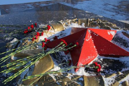 Челябинская область. Коммунисты провели автопробег в честь 108-й годовщины со дня рождения Рабоче-крестьянской Красной армии