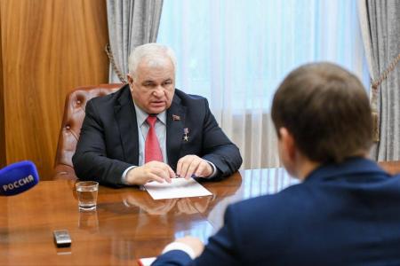 Казбек Тайсаев с рабочим визитом в Республике Хакасия