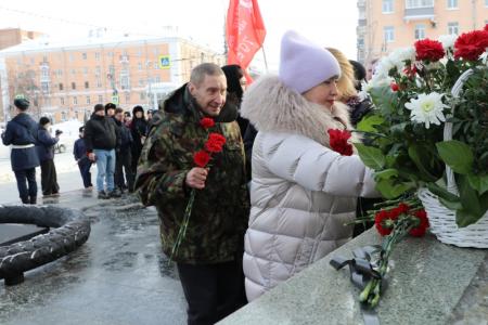 Рязанские коммунисты приняли участие в торжественных мероприятиях к 23 февраля